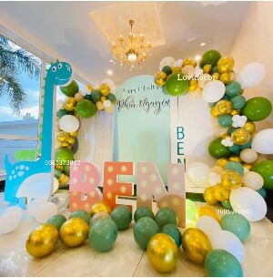 Set Trang Trí Sinh Nhật Bé Phúc Nguyên