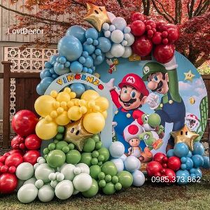 Set Trang Trí Chủ Đề Mario
