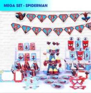 Set Bàn Tiệc Chủ Đề Spider Man