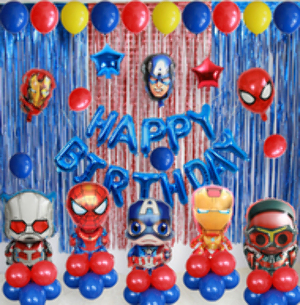 Set Bóng Sinh Nhật Siêu Anh Hùng MA08