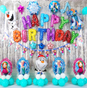 Set Bóng Sinh Nhật Elsa MS09