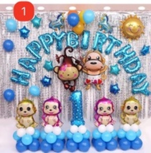 Set Bóng Sinh Nhật Tuổi Khỉ KH02